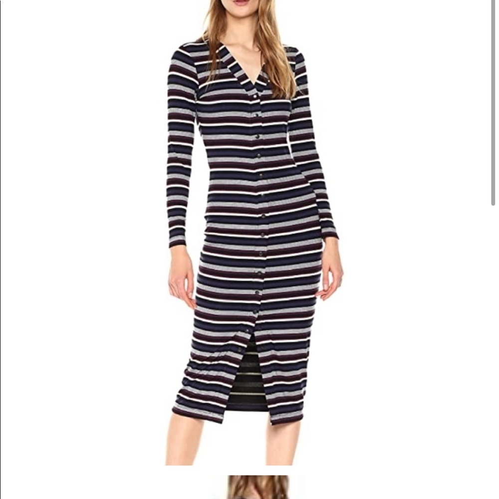 Plenty By Tracy Reese striped Cardigan Dress s